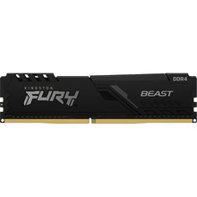 Модуль пам'яті KINGSTON Fury Beast DDR4 16GB 3200Mhz Black (KF432C16BB / 16)