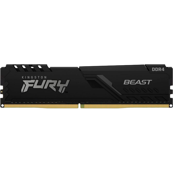 

Модуль памяти KINGSTON Fury Beast DDR4 4GB 3200Mhz Black (KF432C16BB/4), FURY Beast DDR4 3200 4GB Black (KF432C16BB/4)