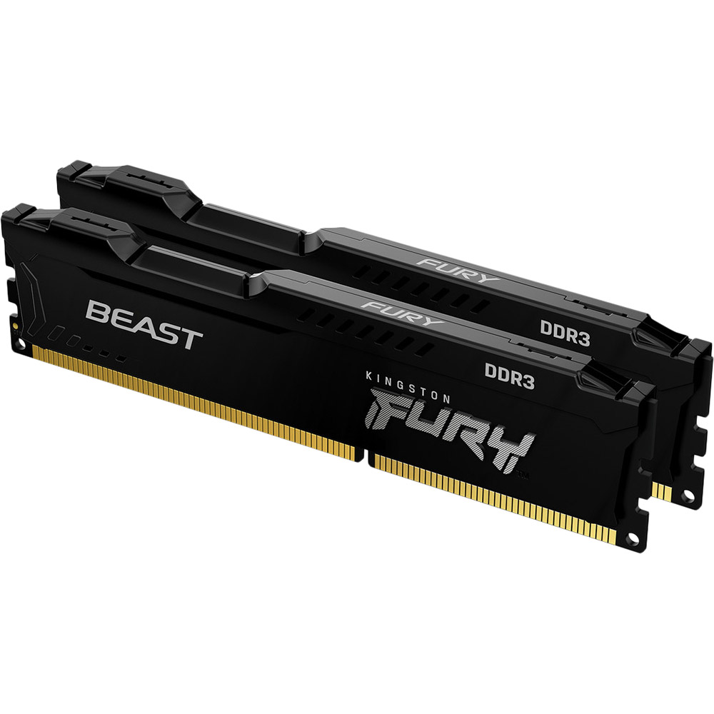 

Модуль памяти KINGSTON FURY Beast Black DDR3 1866MHz 16 GB Kit 2 x 8 GB (KF318C10BBK2/16), FURYBeast DDR3 1866 8GBx2 Black (KF318C10BBK2/16)