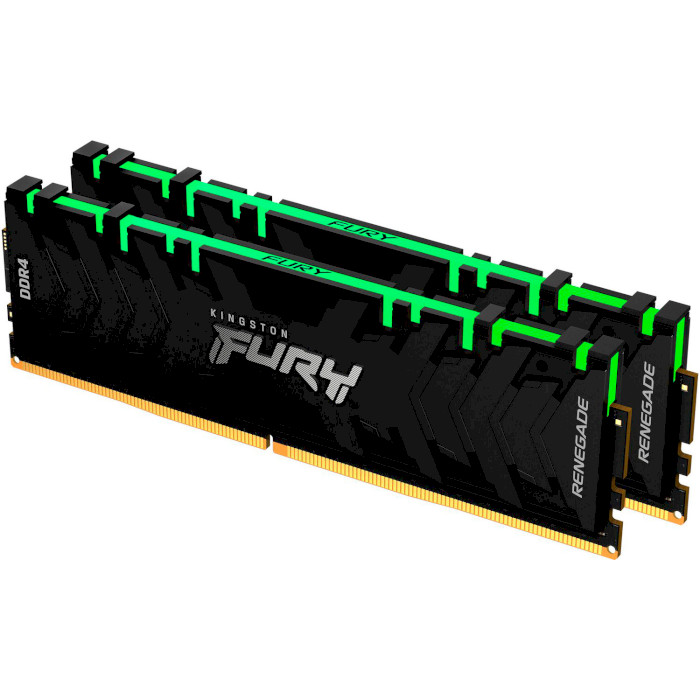 

Модуль памяти KINGSTON Fury Renegade DDR4 2x8GB/3200 RGB (KF432C16RBAK2/16), Fury Renegade DDR4 2x8GB/3200 RGB