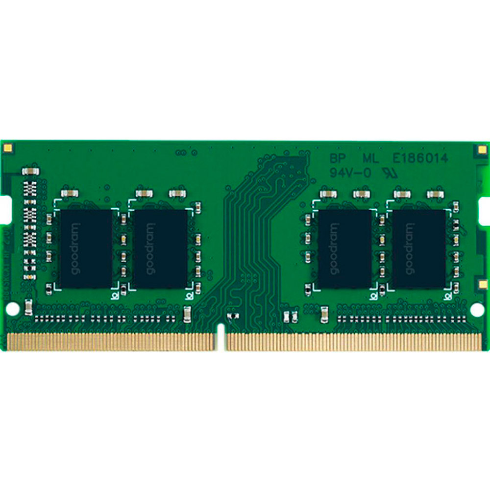 

Модуль памяти GOODRAM 8Gb DDR4 3200MHz (GR3200S464L22S/8G), для ноутбука DDR4 8Gb 3200MHz CL22