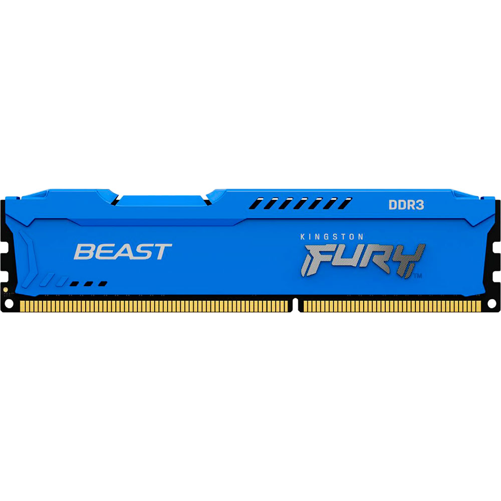 

Модуль памяти KINGSTON 8GB DDR3 1866MHz CL10 FURY Beast Blue (KF318C10BK2/8), DRAM 8GB 1866MHz DDR3 CL10 DIMM (Kit of 2)