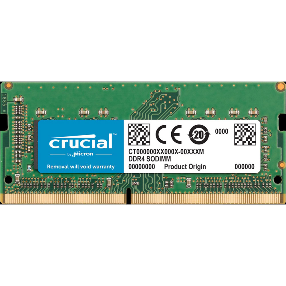 

Модуль памяти CRUCIAL 16GB DDR4 2400 MHz (CT16G4S24AM), 16GB DDR4-2400 SODIMM for Mac CL17 (CT16G4S24AM)