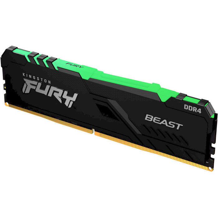 

Модуль памяти KINGSTON DRAM 8GB 3600MHz DDR4 CL17 DIMM FURY Beast RGB (KF436C17BBA/8), DRAM 8GB 3600MHz DDR4 CL17 DIMM