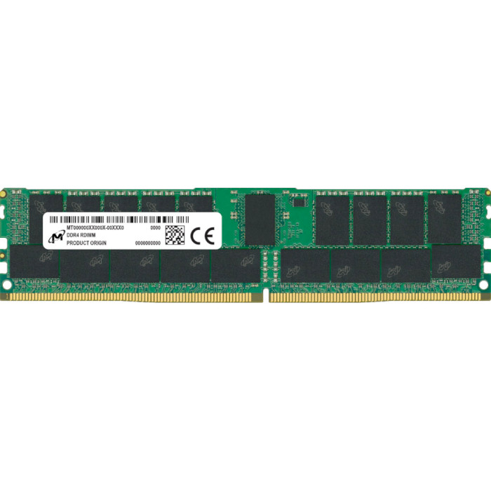 

Модуль памяти MICRON DDR4 RDIMM 16GB 1Rx4 3200 (MTA18ASF2G72PZ-3G2E2), DDR4 RDIMM 16GB 1Rx4 3200 (MTA18ASF2G72PZ-3G2E2)