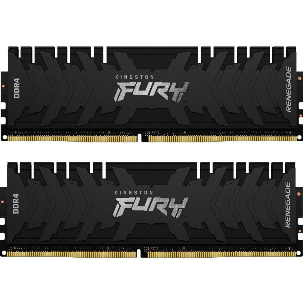 

Модуль памяти KINGSTON DDR4 32GB 3200MHz (KF432C16RB1K2/32), Fury Renegade DDR4 2x16GB 3200 Black