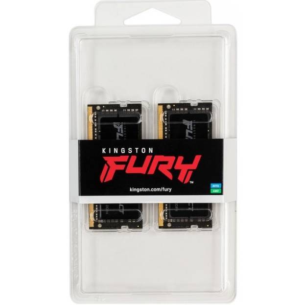 Набір KINGSTON 64Gb DDR4 3200MHz FURY Impact Black (KF432S20IBK2/64) Тип DDR4
