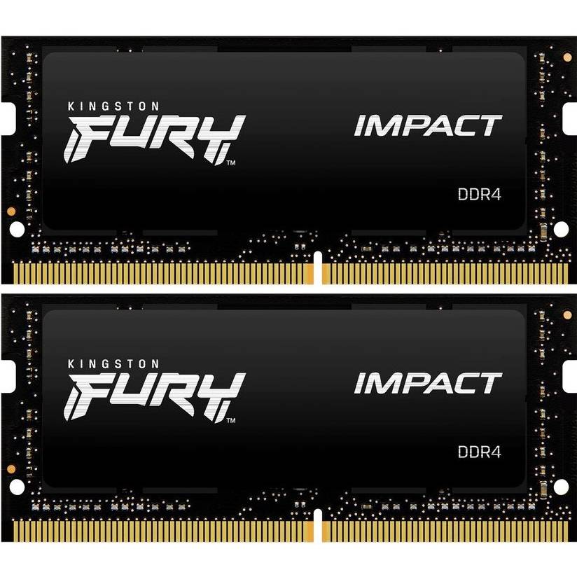 Набір KINGSTON 64Gb DDR4 3200MHz FURY Impact Black (KF432S20IBK2/64) Набір KINGSTON 64Gb DDR4 3200MHz FURY Impact Black (KF432S20IBK2/64)