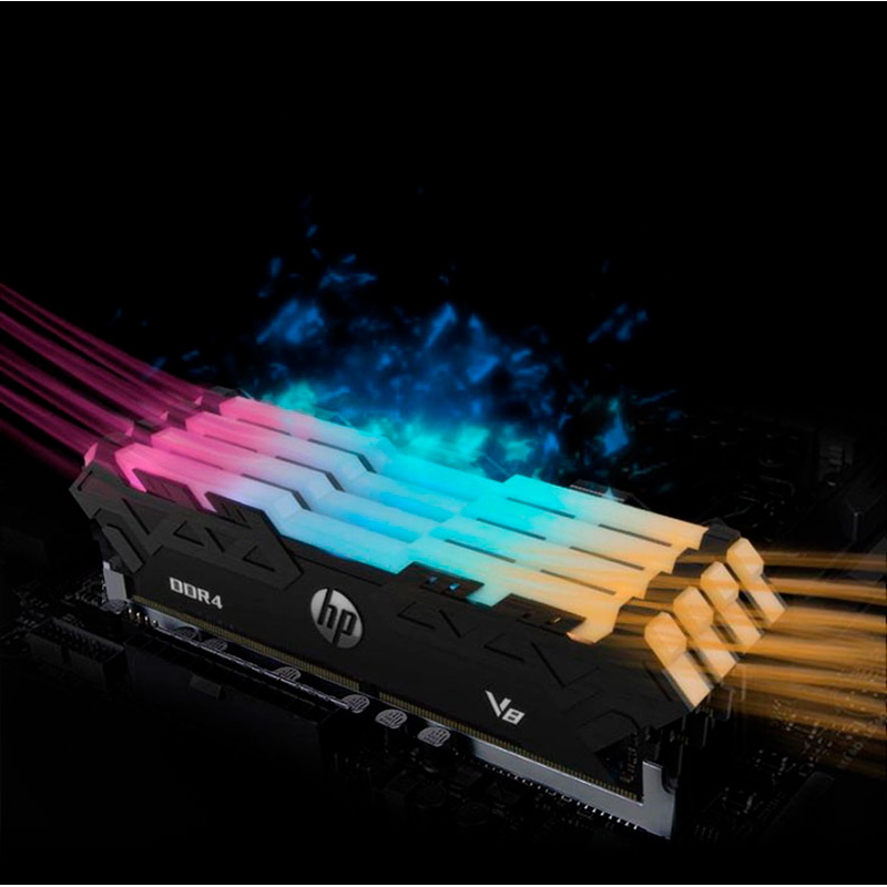 Модуль пам'яті HP 16Gb DDR4 3200MHz V8 RGB Retail (7EH86AA) Об'єм 16 Гб