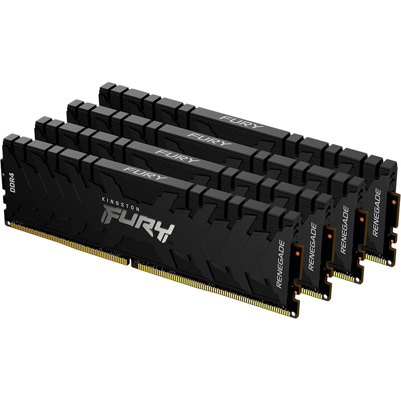 

Набор KINGSTON Fury Renegade 128GB DDR4 3600 MHz Black (KF436C18RBK4/128), Fury Renegade DDR4 4x32GB 3600 Black