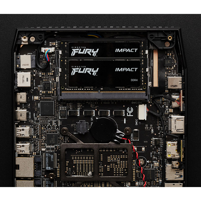 Набір KINGSTON Fury Impact SO-DIMM 2x8GB DDR4 3200 MHz (KF432S20IBK2/16) Об'єм 16 Гб