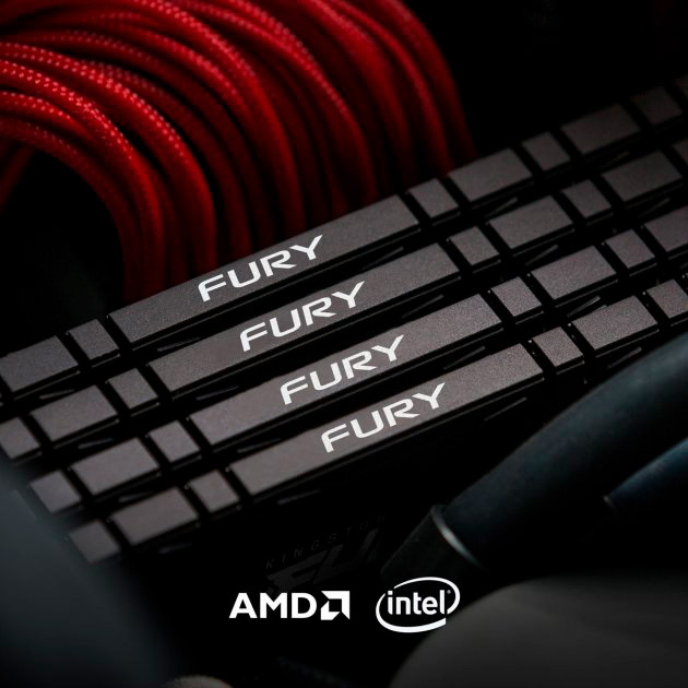 Модуль памяти KINGSTON 8GB DDR4 3200MHz FURY Renegade Black (KF432C16RB/8) Рабочая частота 3200 МГц