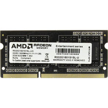 Модуль памяти AMD 2Gb DDR3 1600MHz (R532G1601S1SL-U)