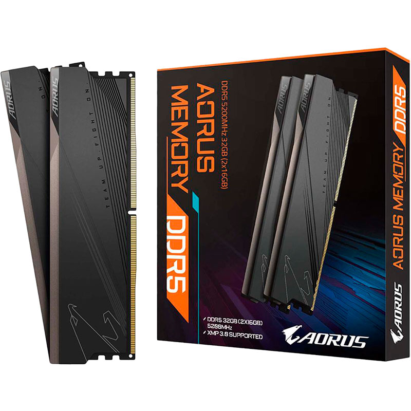 Набір GIGABYTE AORUS 32GB DDR5 5200 (GP-ARS32G52D5) Тип DDR5