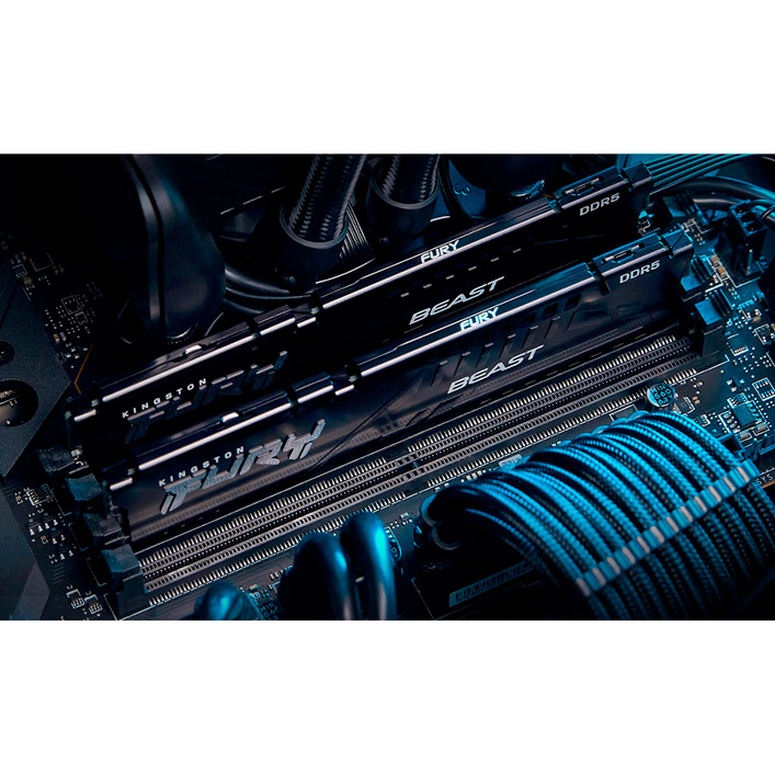 Набір KINGSTON 32Gb DDR5 5600MHz FURY Beast Black (KF556C40BBK2-32) Робоча частота 5600 МГц