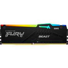 Модуль пам'яті Kingston Beast DDR5 5600 16GB Black RGB (KF556C40BBA-16)