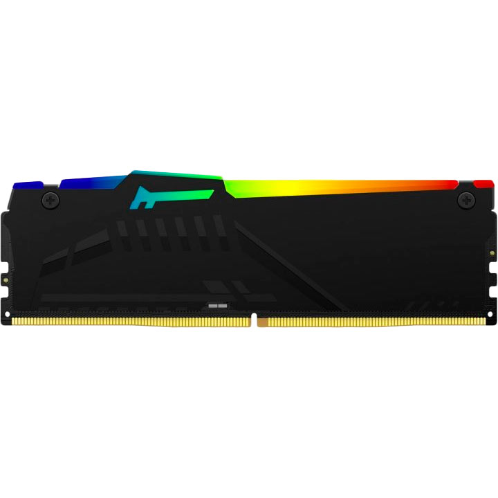 Модуль памяти Kingston FURY Beast RGB DDR5 16GB 5200 Black (KF552C40BBA-16) Назначение для настольного компьютера