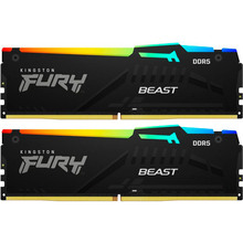 Набор KINGSTON 32GB DDR5 4800MHz FURY Beast RGB (KF548C38BBAK2-32)