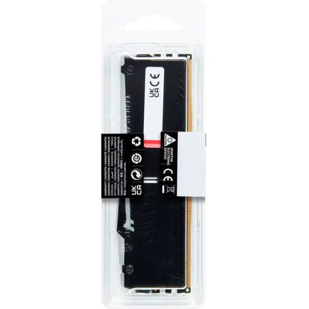 Зображення Модуль пам'яті Kingston 32GB DDR5 5600MHz Beast Black RGB (KF556C40BBA-32)