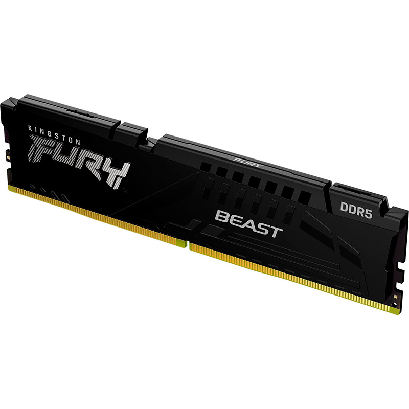 Модуль пам'яті Kingston Fury 32GB DDR5 5600MHz Beast Black (KF556C40BB-32) Призначення для настільного комп'ютера