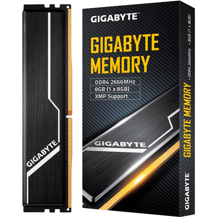 Модуль памяти GIGABYTE 8GB DDR4 2666MHz (GP-GR26C16S8K1HU408) Тип DDR4