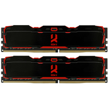 Набір GOODRAM 32Gb DDR4 3200MHz IRDM X Black (IR-X3200D464L16A/32GDC)