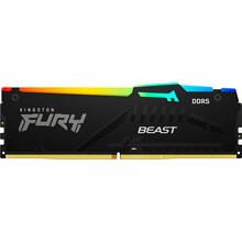 Модуль пам'яті Kingston 16GB DDR5 5600MHz FURY Beast Black RGB (KF556C36BBEA-16)