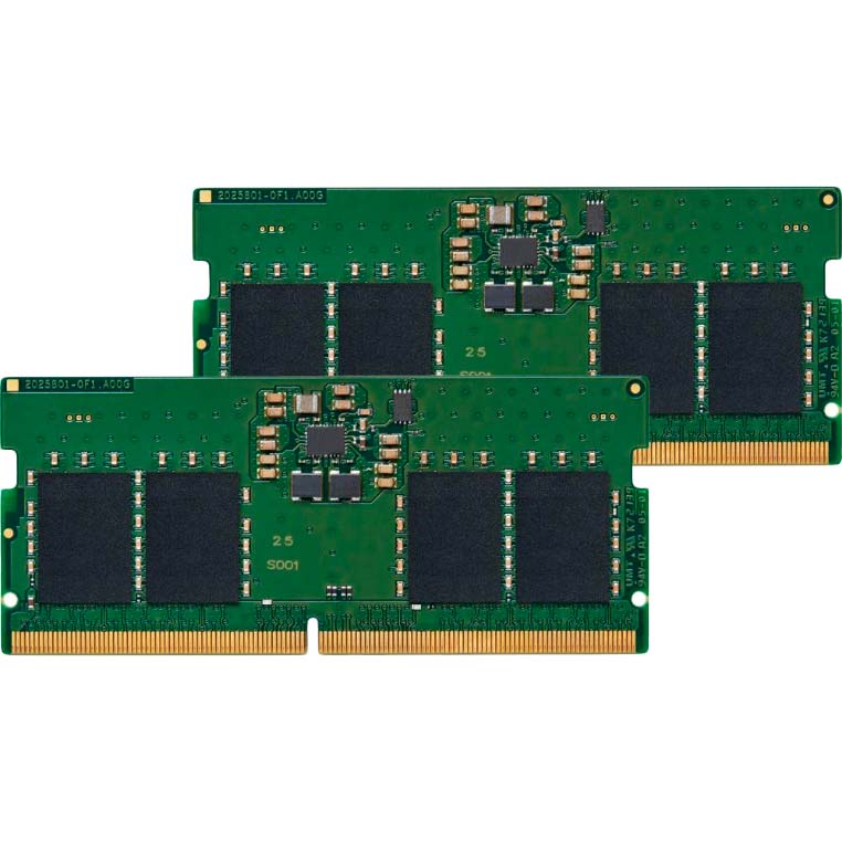 Модуль пам'яті Kingston DDR5 16GBx2 4800MHz SoDIMM (KVR48S40BS8K2-32)