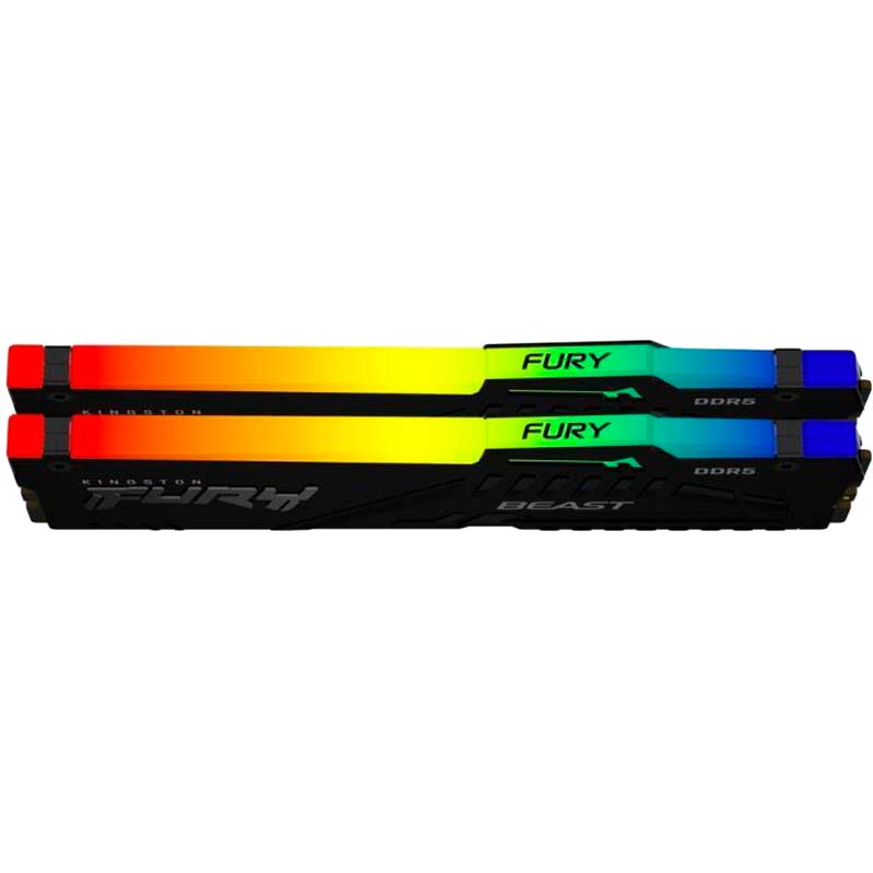 Модуль памяти Kingston FURY Beast RGB DDR5 16GBx2 5200Mhz (KF552C36BBEAK2-32) Тип DDR5
