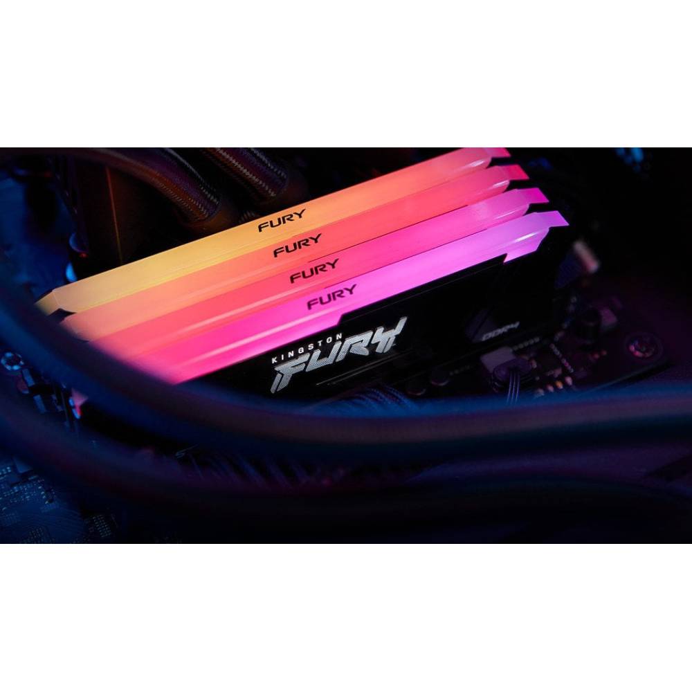 Набір KINGSTON Fury Beast 16Gb DDR4 3600MHz RGB (KF436C17BB2AK2/16) Об'єм 16 Гб