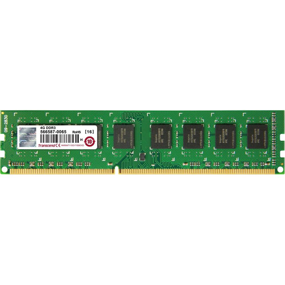 Модуль памяти TRANSCEND JETRAM DDR3 4Gb 1600Mhz Bulk (JM1600KLH-4G)