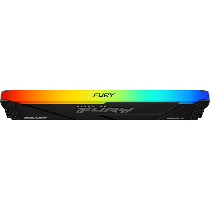 Модуль пам'яті KINGSTON 16Gb DDR4 3200MHz FURY Beast RGB (KF432C16BB12A/16) Об'єм 16 Гб