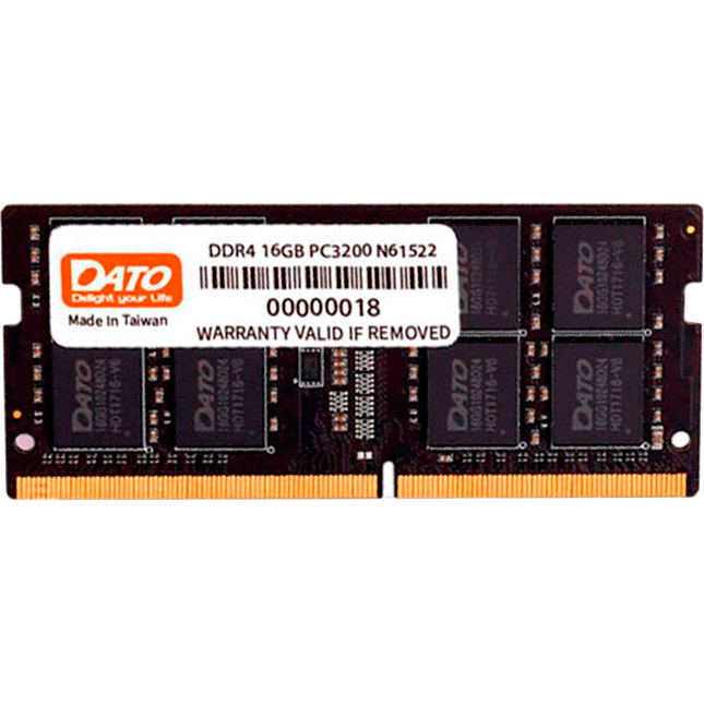 Модуль памяти DATO 16GB DDR4 3200 MHz (DT16G4DSDND32)