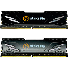 Набор  ATRIA 16Gb DDR4 2666MHz Atria Fly Black (UAT42666CL19BK2/16)