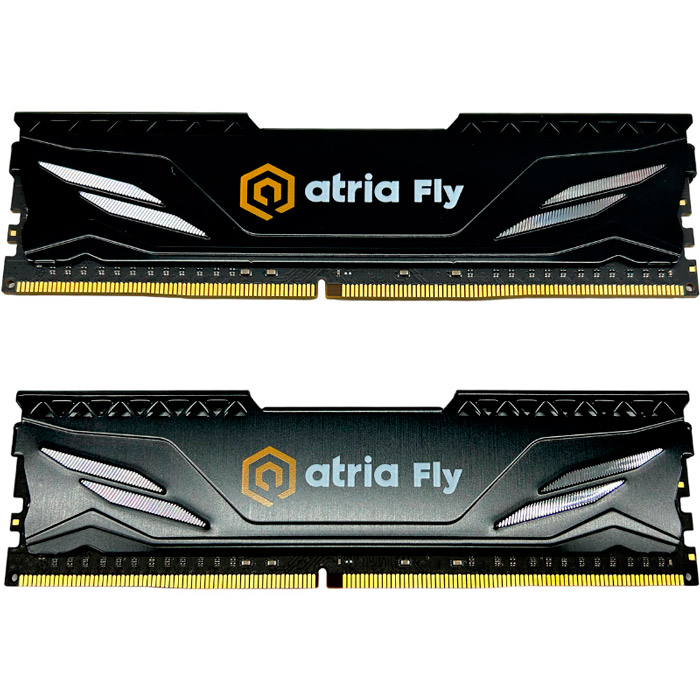 Набір ATRIA 32Gb DDR4 3600MHz Atria Fly Black (UAT43600CL18BK2/32)