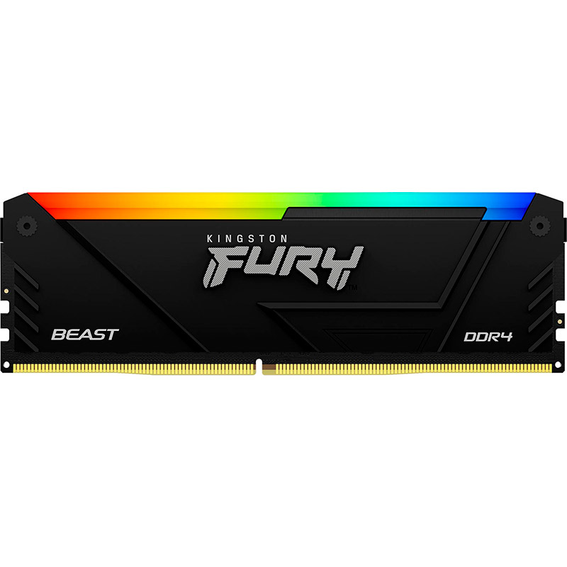 Набор KINGSTON 64Gb DDR4 3200MHz Fury Beast RGB (KF432C16BB2AK2/64) Тип DDR4