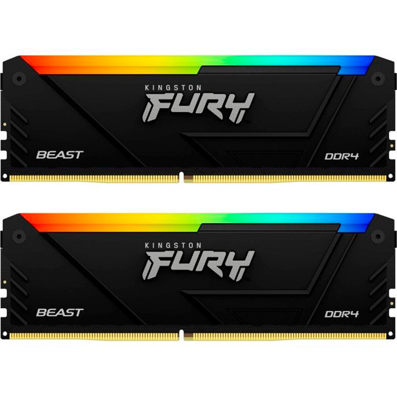 Набор KINGSTON 64Gb DDR4 3200MHz Fury Beast RGB (KF432C16BB2AK2/64) Набор KINGSTON 64Gb DDR4 3200MHz Fury Beast RGB (KF432C16BB2AK2/64)