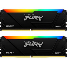 Набор KINGSTON 64Gb DDR4 3200MHz Fury Beast RGB (KF432C16BB2AK2/64)