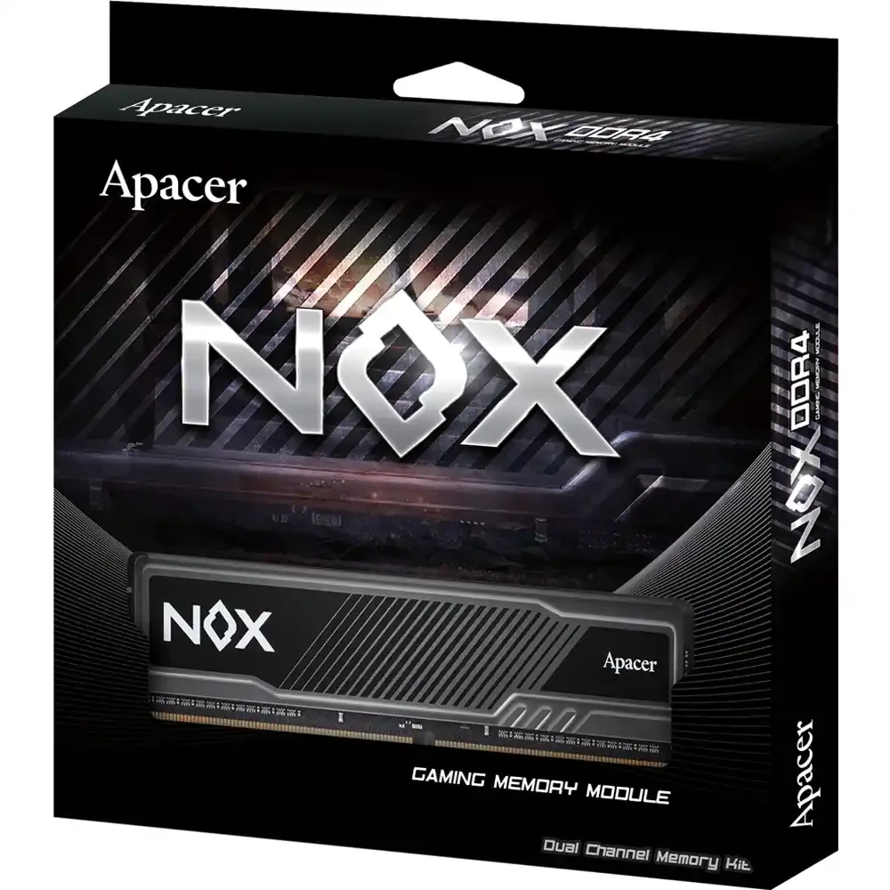 Фото Набор APACER 16Gb DDR4 2666MHz NOX (AH4U16G26C08YMBAA-2)