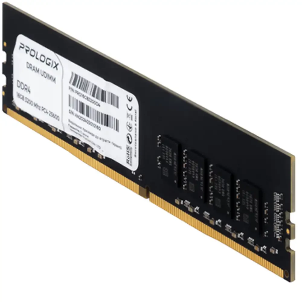 Модуль пам'яті PROLOGIX DDR4 16GB 3200MHz (PRO16GB3200D4) Тип DDR4