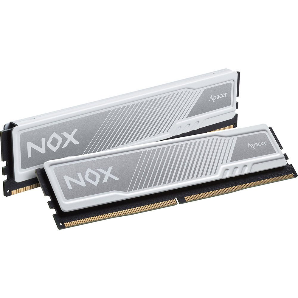 Набір APACER 16Gb DDR4 3200MHz NOX White (AH4U16G32C28YMWAA-2) Призначення для настільного комп'ютера