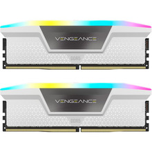 Набір CORSAIR Vengeance RGB 32GB DDR5 6400MHz White (CMH32GX5M2B6400C36W)