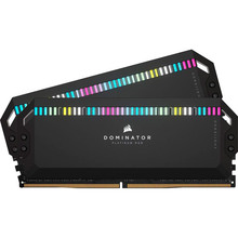 Набір CORSAIR Dominator Platinum RGB 64GB DDR5 6000MHz Black (CMT64GX5M2B6000C30)