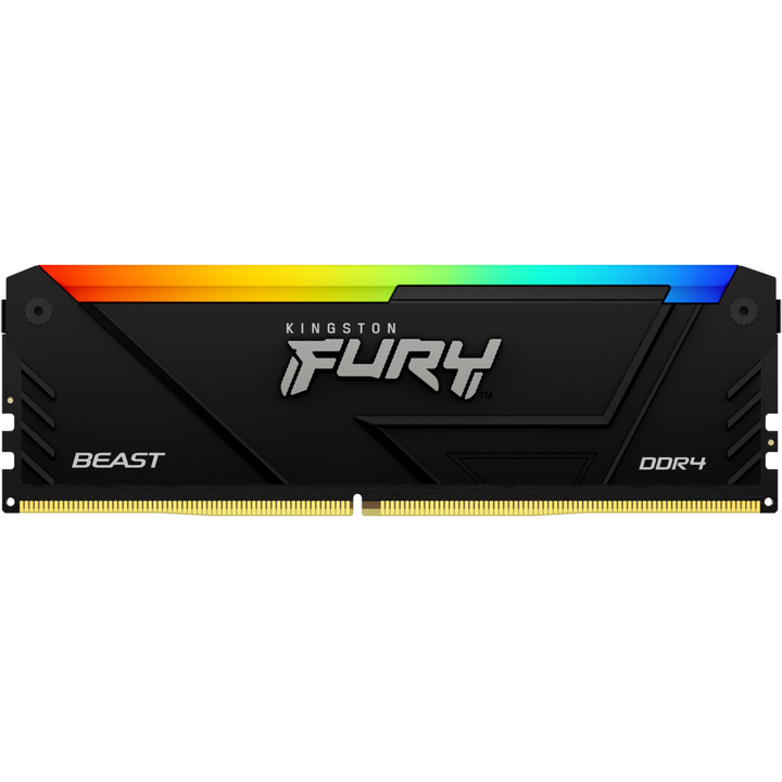 Модуль пам'яті Kingston Fury Beast DDR4 16GB 3200 RGB (KF432C16BB2A/16) Призначення для настільного комп'ютера