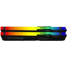 Набір KINGSTON 16Gb DDR5 5200MHz Fury Beast RGB Black (KF552C36BBEAK2-16)