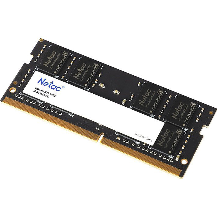 Модуль памяти NETAC DDR4 16GB 2666 (NTBSD4N26SP-16) Назначение для ноутбука