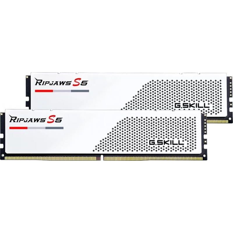 Набор G.SKILL Ripjaws S5 DDR5 2x16GB 5200 White (F5-5200J3636C16GX2-RS5W) Набор G.SKILL Ripjaws S5 DDR5 2x16GB 5200 White (F5-5200J3636C16GX2-RS5W)