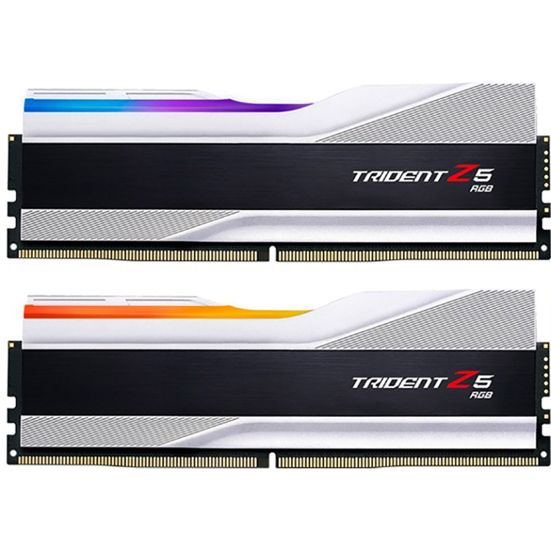Набір G.SKILL 32GB DDR5 6000 MHz Trident Z5 RGB Silver Набір G.SKILL 32GB DDR5 6000 MHz Trident Z5 RGB Silver