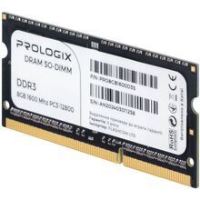 Модуль пам'яті PROLOGIX DDR3 8GB 1600MHz (PRO8GB1600D3S)