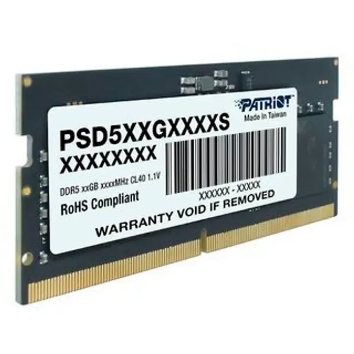 Модуль пам'яті PATRIOT Signature Line SO-DIMM DDR5 32GB 4800 (PSD532G48002S) Призначення для ноутбука